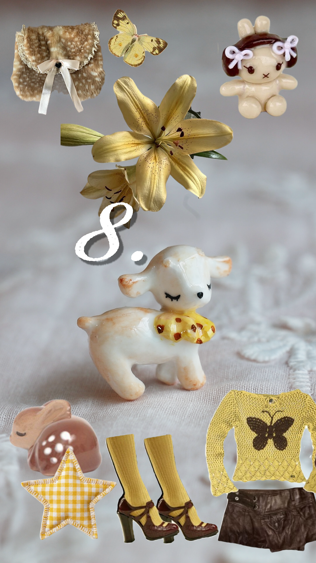 Starry Lamb Necklace