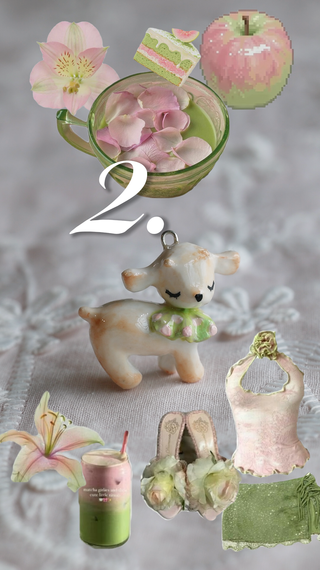Starry Lamb Necklace
