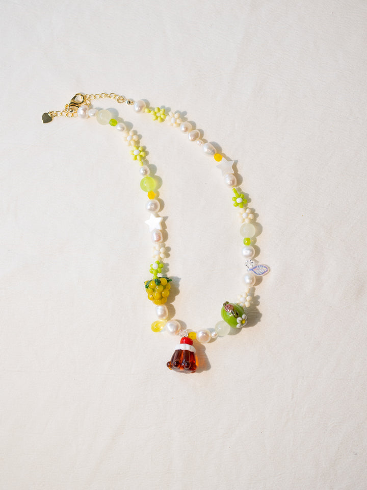 Pudding & autumn orchard necklace