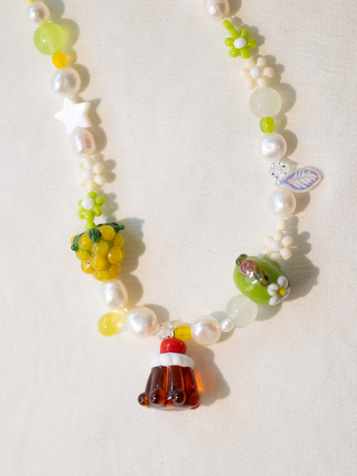 Pudding & autumn orchard necklace