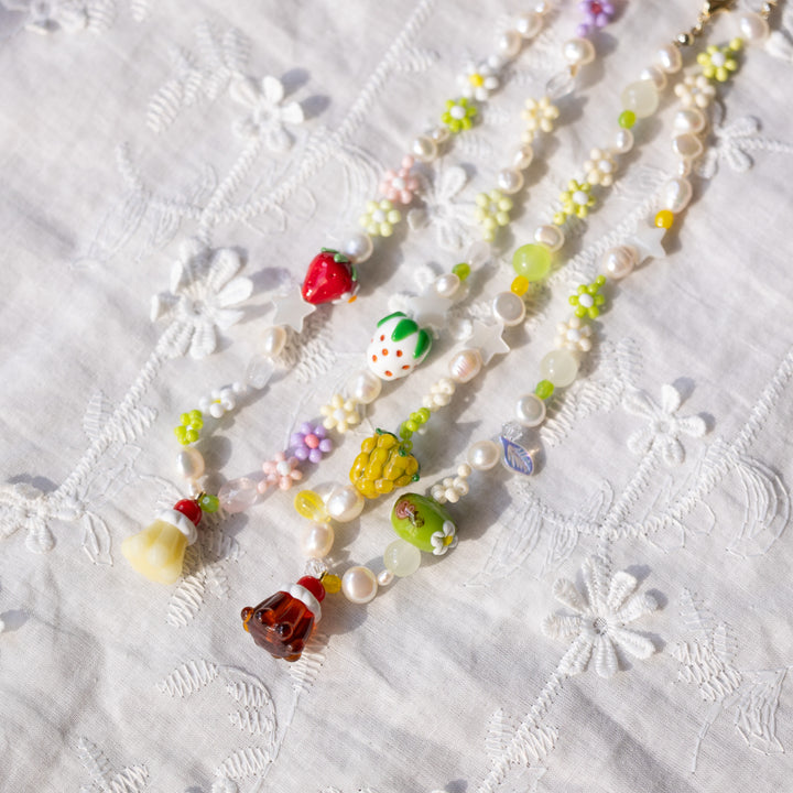 Pudding & autumn orchard necklace