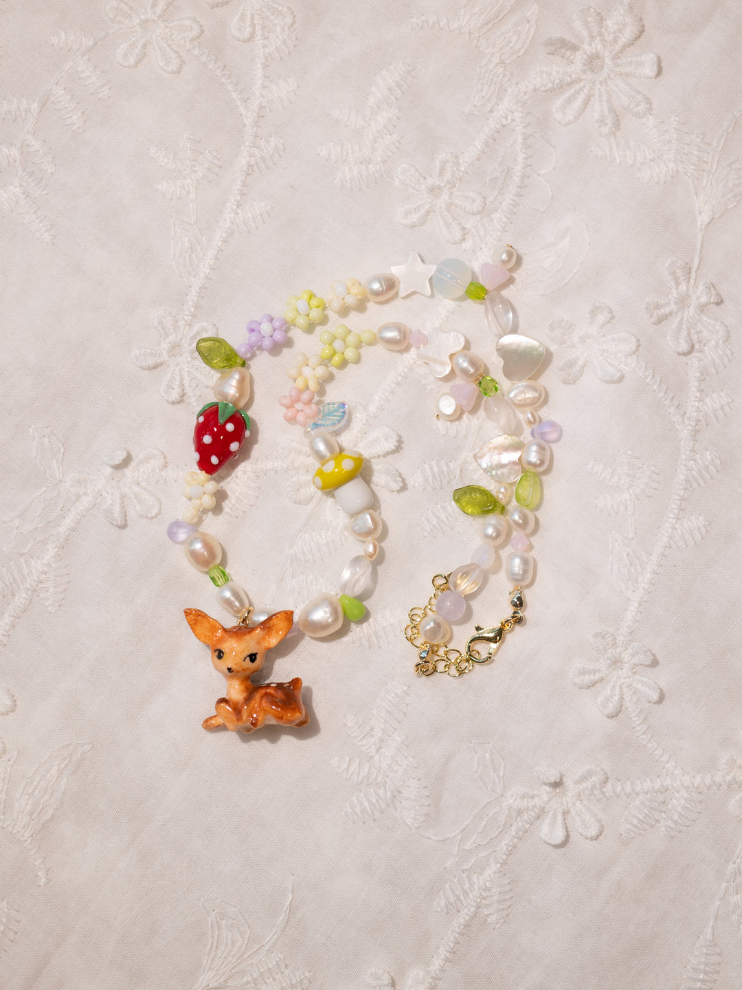 Berry Sweet Fawn Necklace