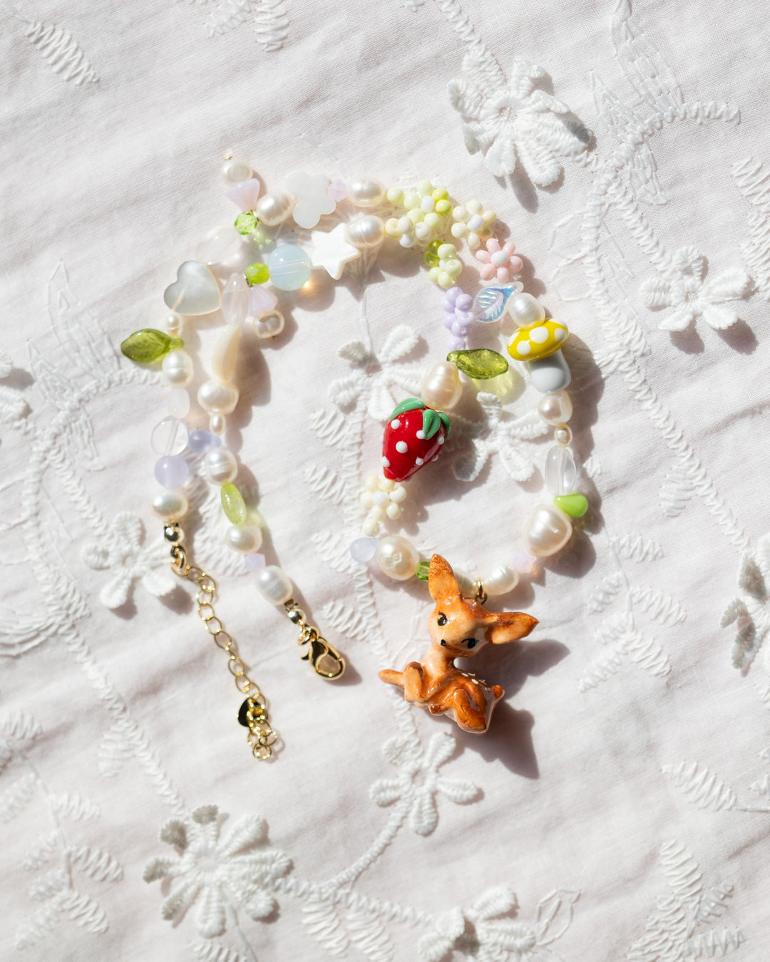 Berry Sweet Fawn Necklace