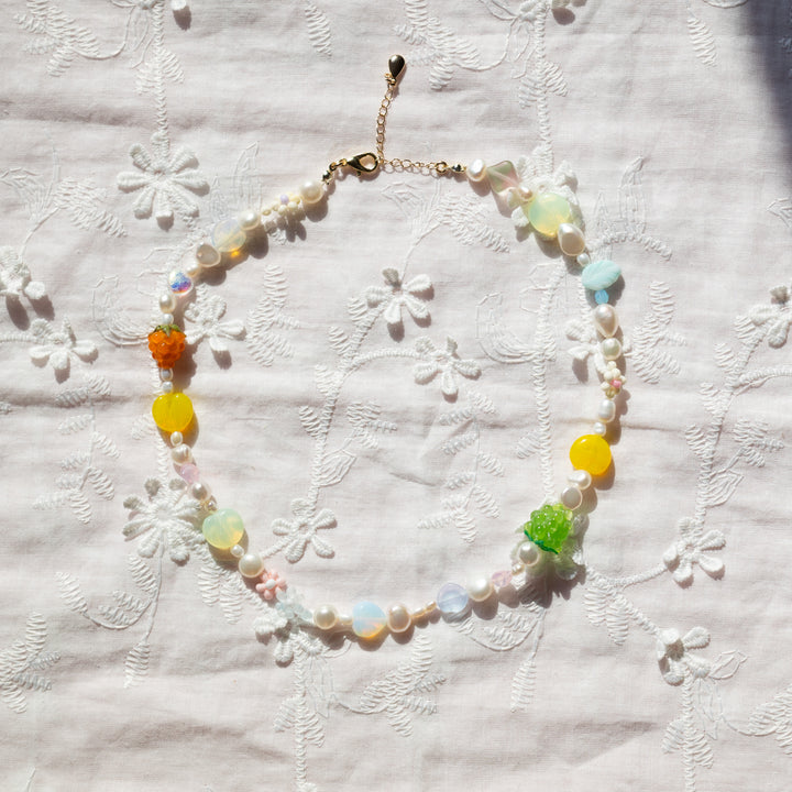 Rainbow Candy beads Necklace