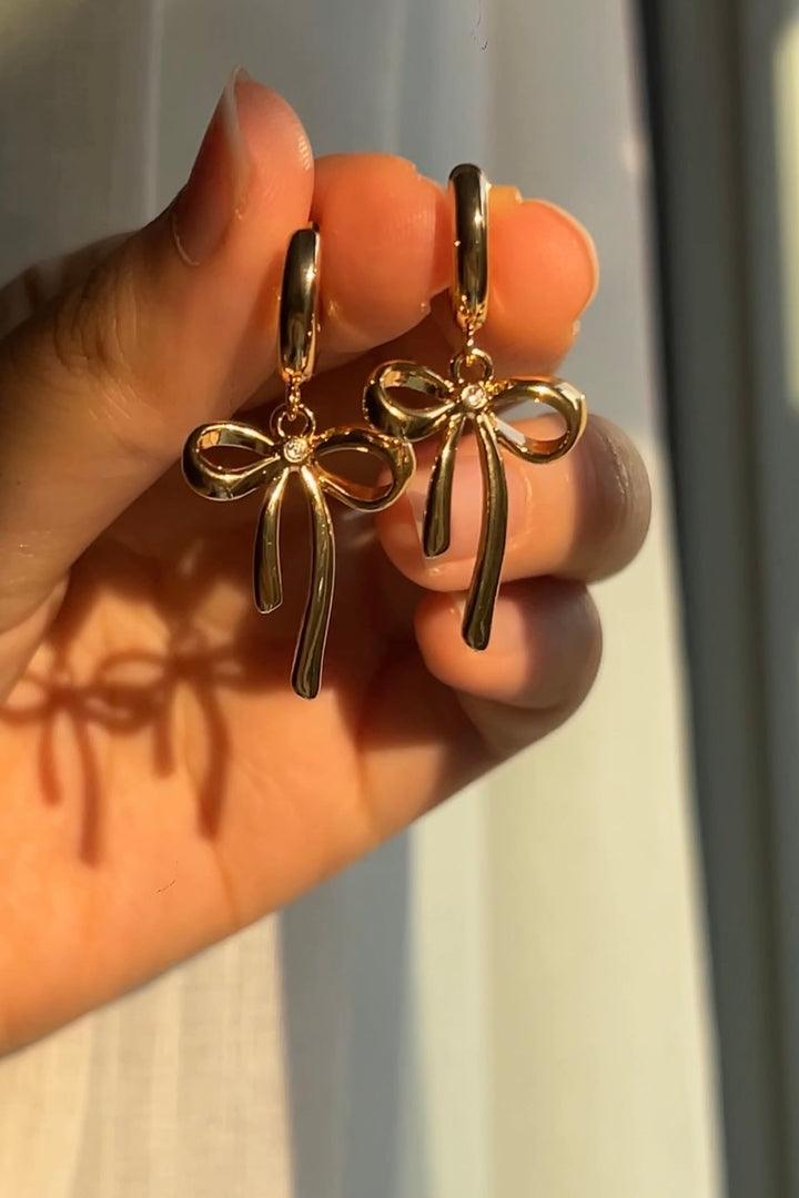 Bow earrings