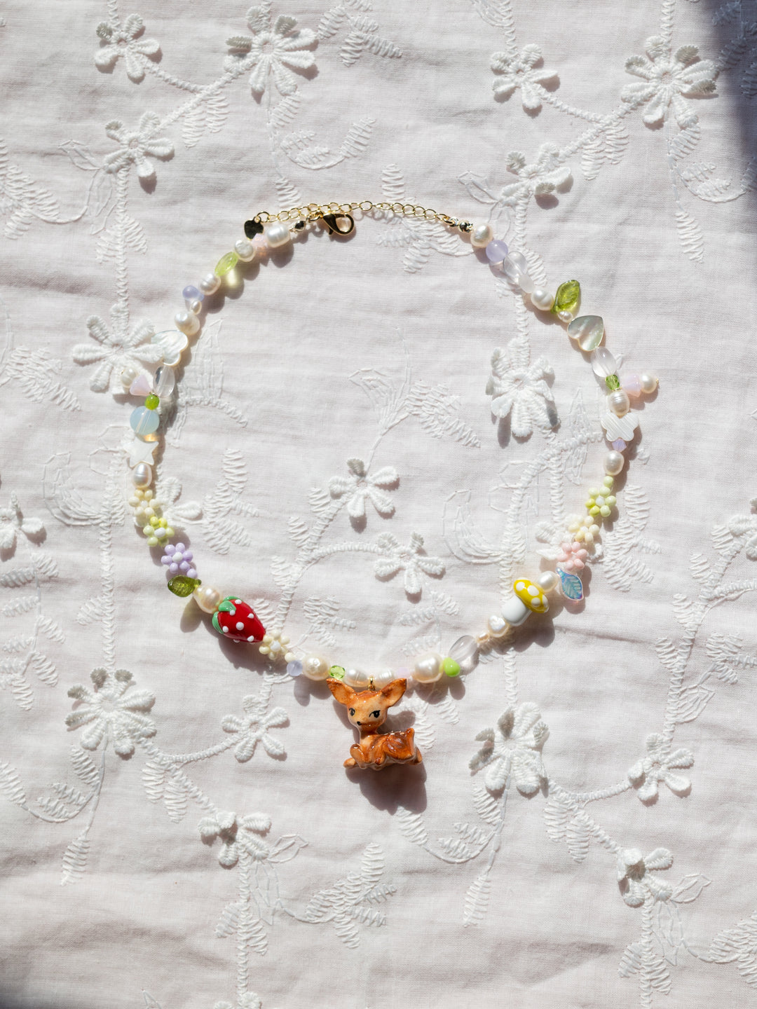 Berry Sweet Fawn Necklace