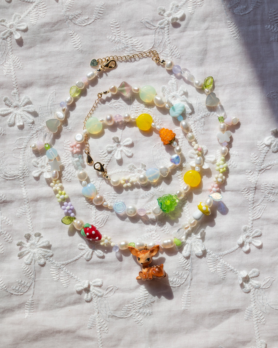 Rainbow Candy beads Necklace