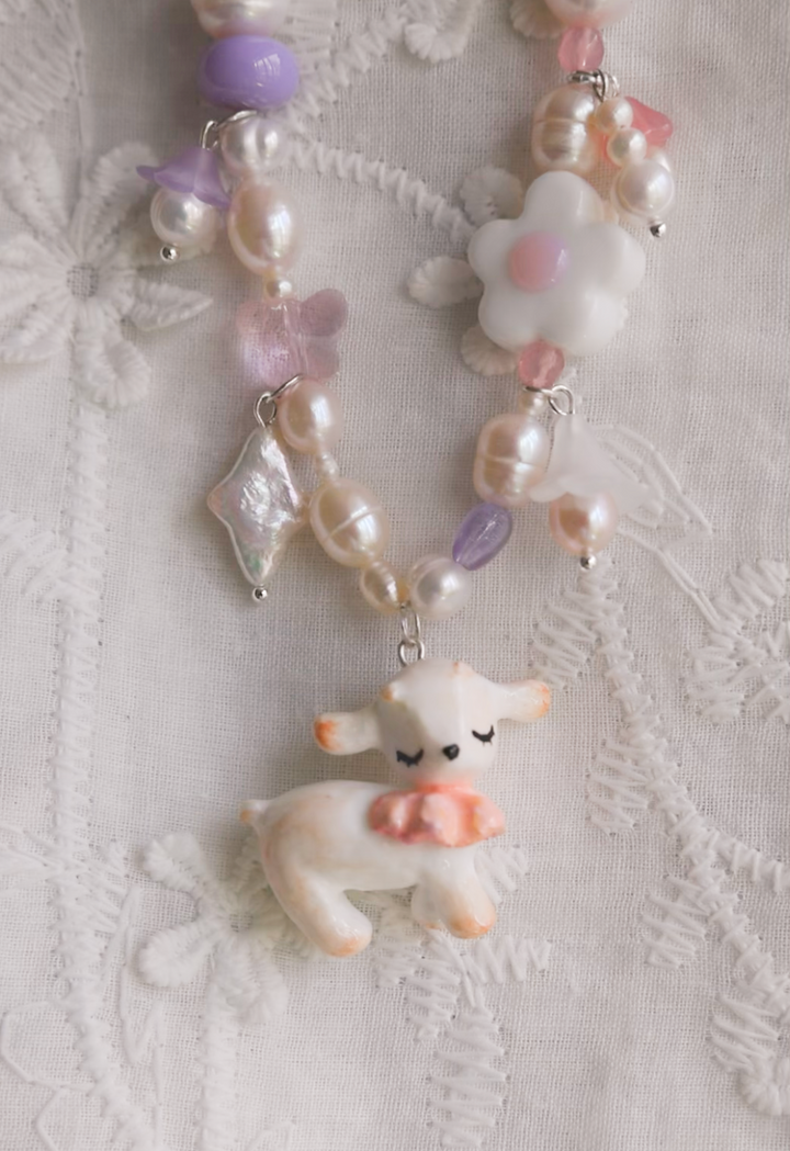 Dreaming Lamb Necklace