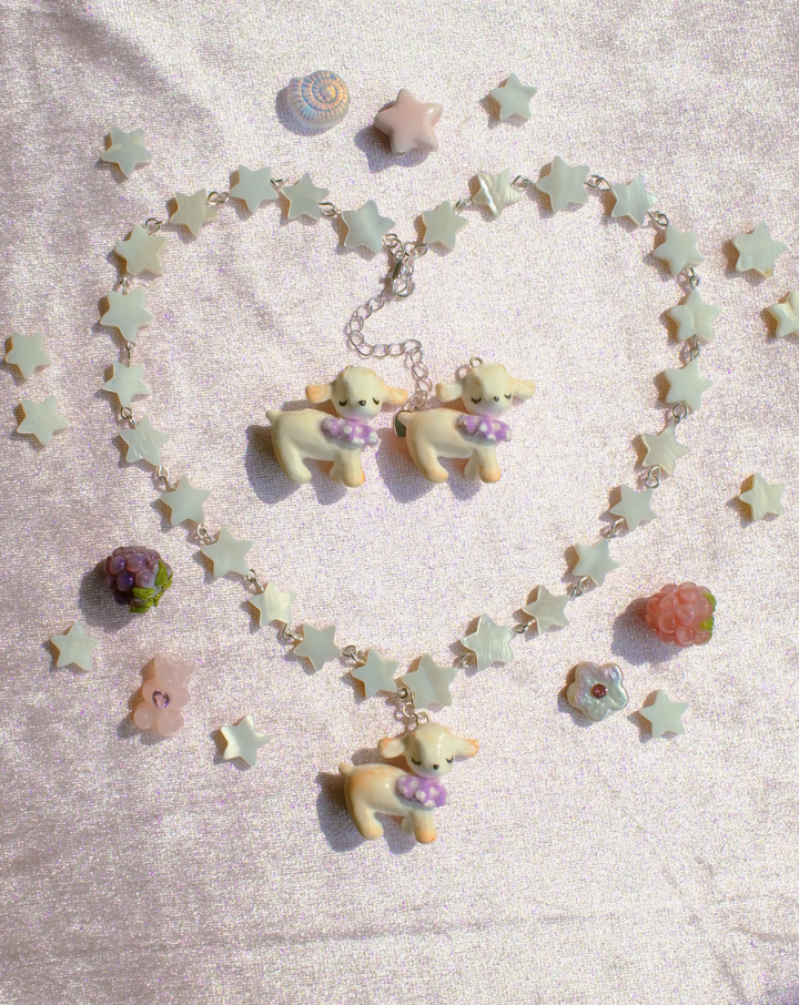 Starry Lamb Necklace