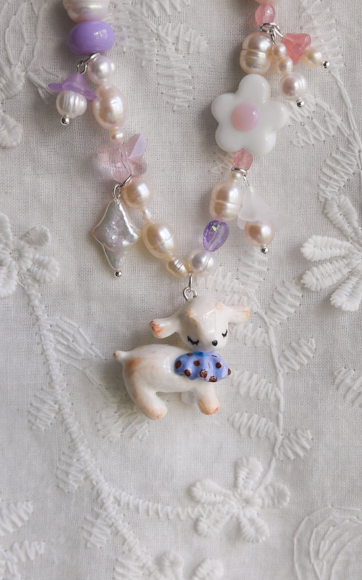 Dreaming Lamb Necklace
