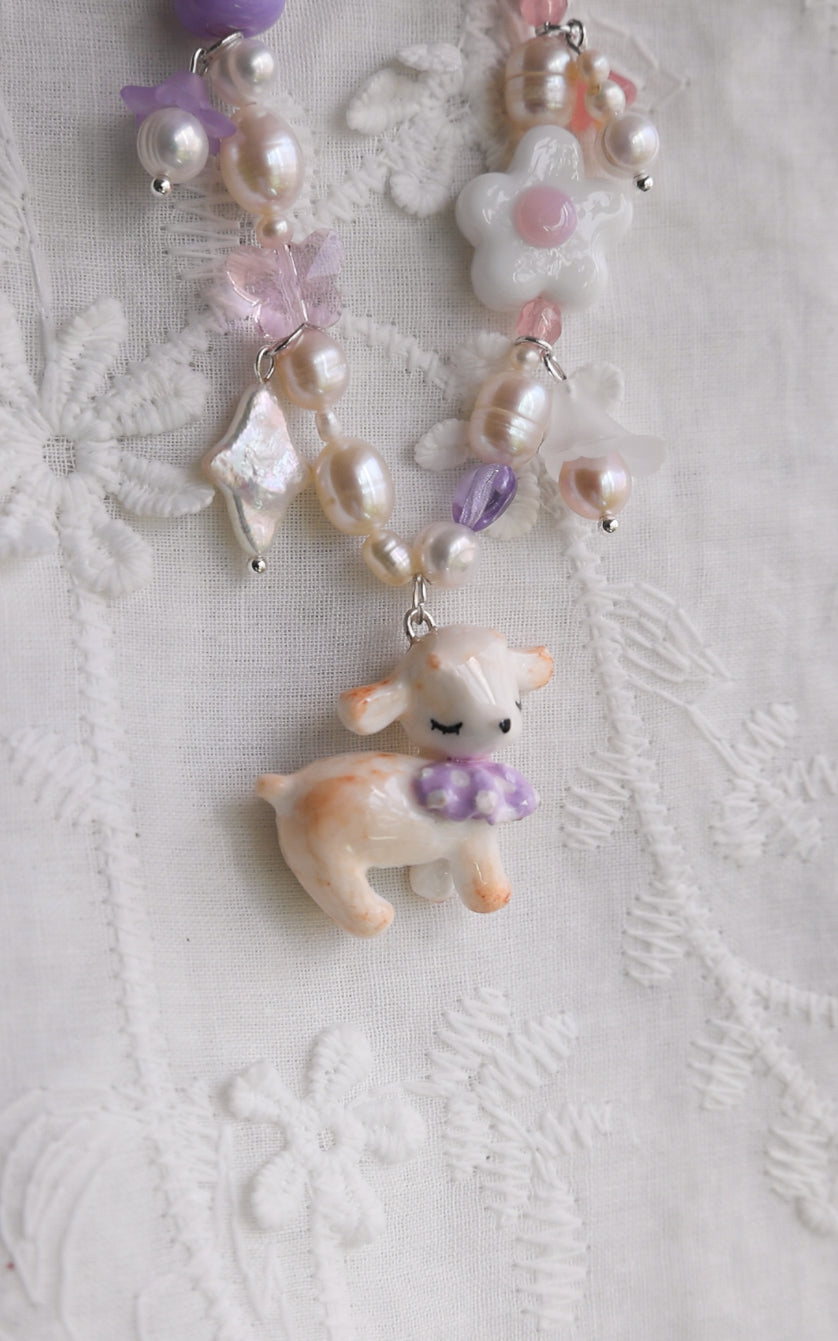 Dreaming Lamb Necklace
