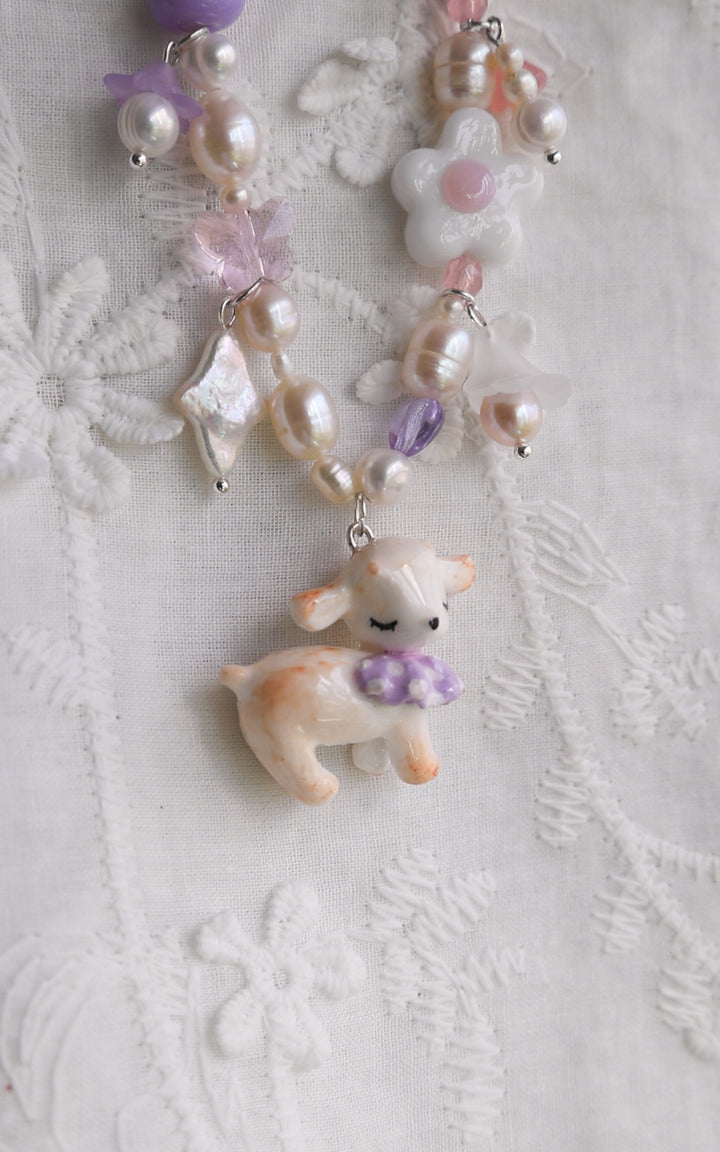 Dreaming Lamb Necklace